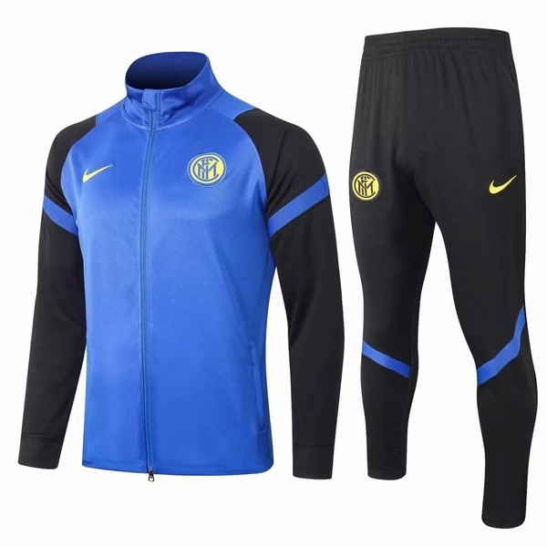 Trainingsanzug Inter Milan 2020-21 Blau Schwarz Gelb